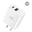 Dual Port Wall Charger (USB-A + USB-C 22W Power Delivery)