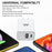 Dual Port Wall Charger (USB-A + USB-C 22W Power Delivery)