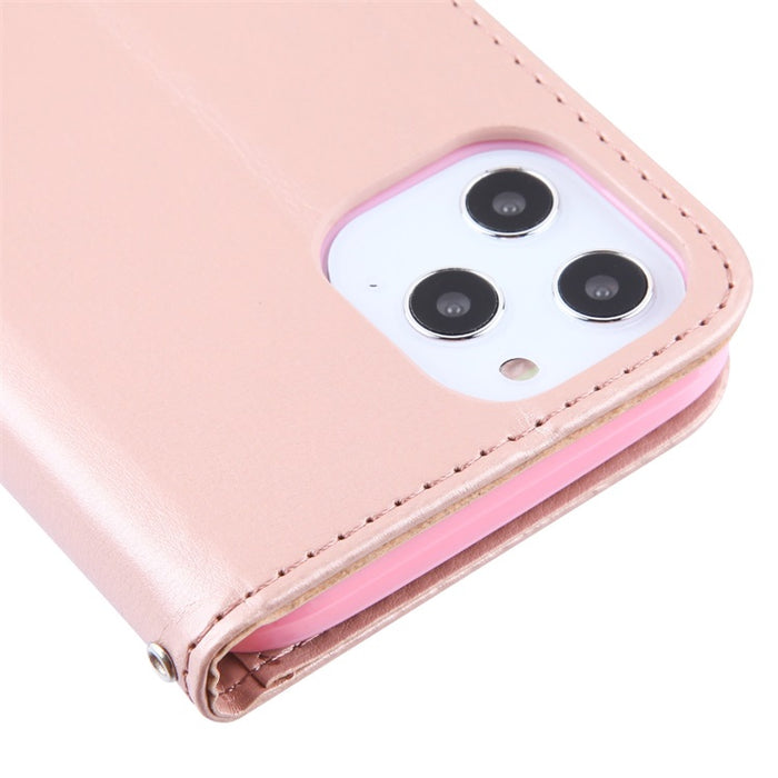 Apple iPhone 12 / 12 Pro Wallet Case – Rose Gold