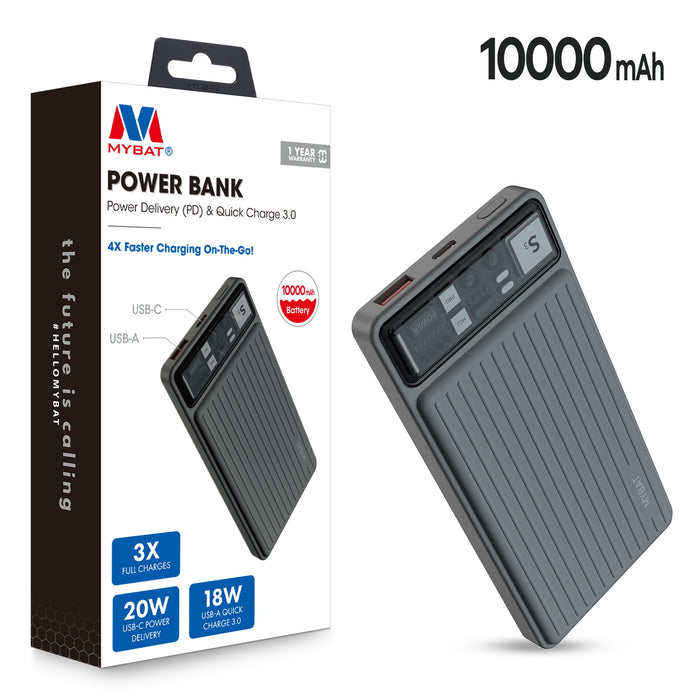 10000mAh Power Delivery Power Bank (18W)