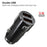 2-in-1 Car Charger with 6ft USB-A to Micro USB Cable