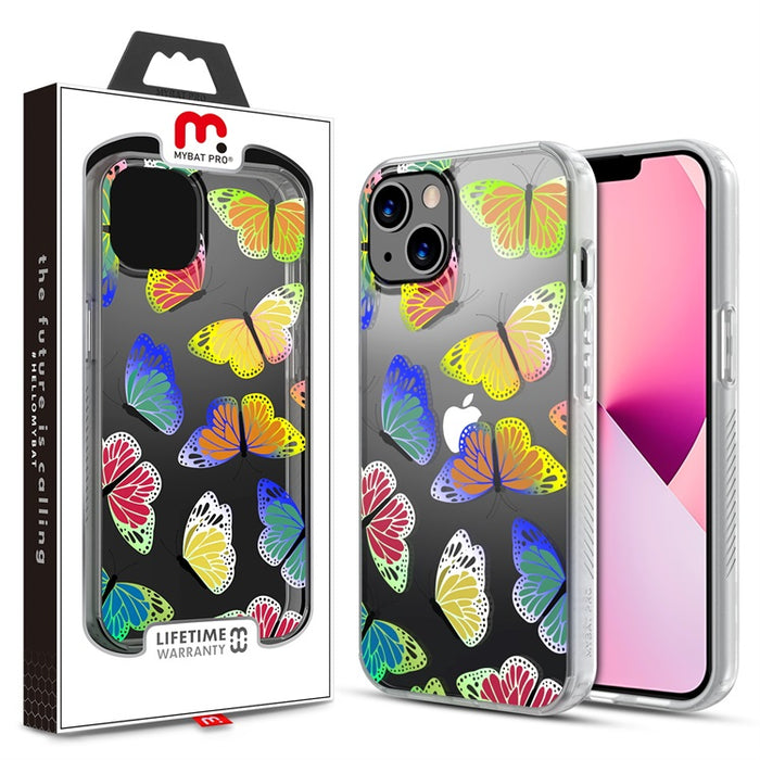 Apple iPhone 13 Case – Neon Butterflies