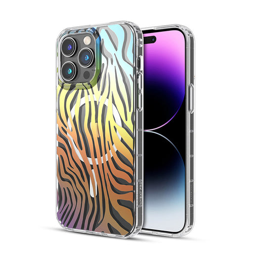 Apple iPhone 14 Pro Max Magsafe Case – Holographic Zebra