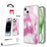 Apple iPhone 15 Plus Magsafe Case – Watercolor Pink