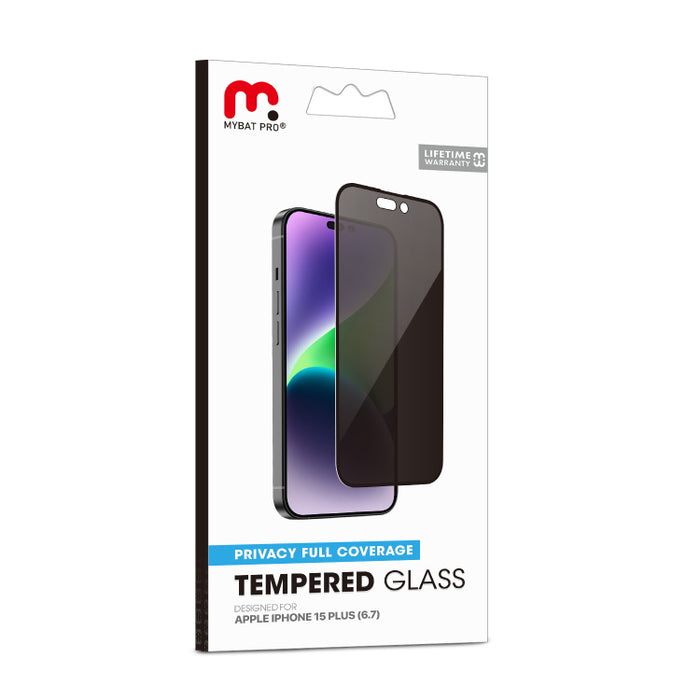 Apple iPhone 15 Plus - Privacy Tempered Glass