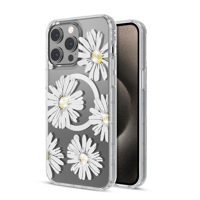 Apple iPhone 15 Pro Magsafe Case - Happy Daisies