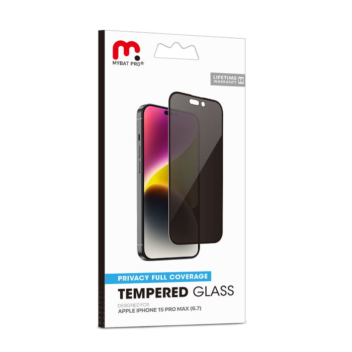 Apple iPhone 15 Pro Max - Privacy Tempered Glass