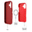 Apple iPhone 16 Magsafe Case - Red