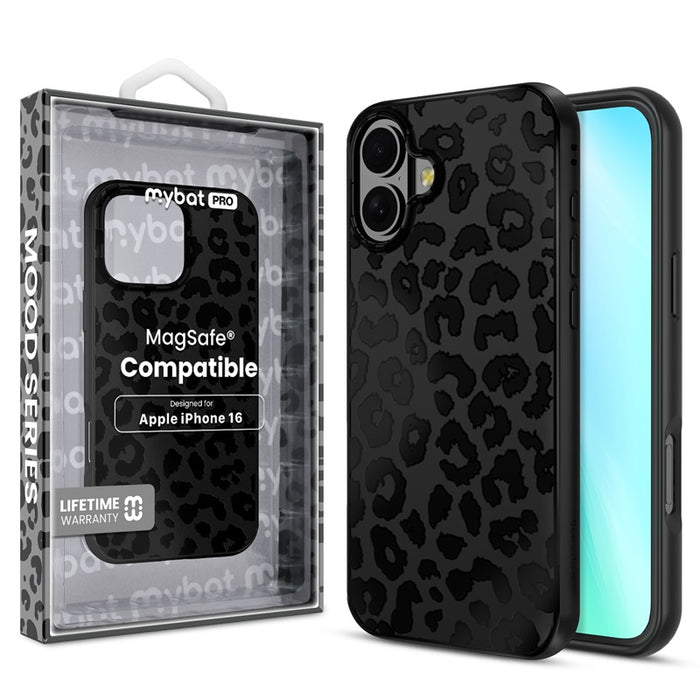 Apple iPhone 16 Magsafe Case – Black Leopard