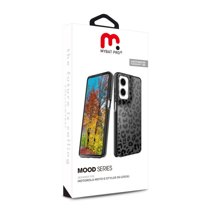 Moto G Stylus 5G (2024) Case - Black Leopard