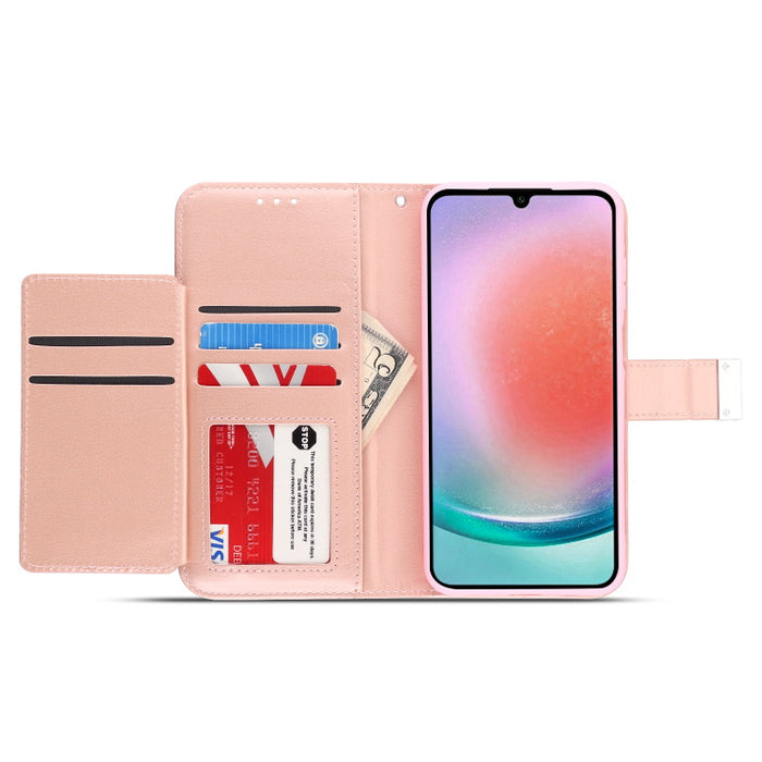 Samsung Galaxy A15 5G Wallet Case - Rose Gold