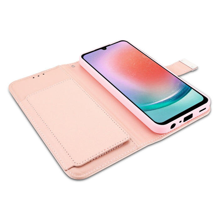 Samsung Galaxy A15 5G Wallet Case - Rose Gold