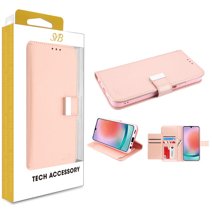 Samsung Galaxy A15 5G Wallet Case - Rose Gold